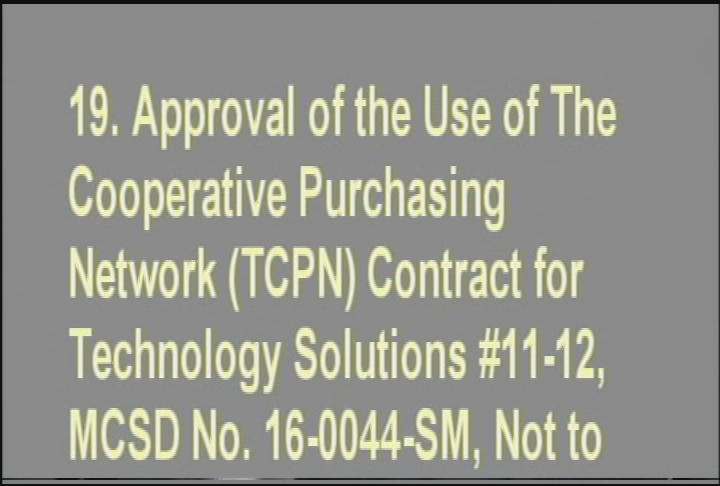 School Board Meeting August 25, 2015