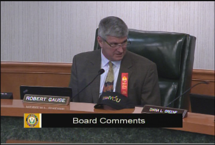 School Board Meeting October 13, 2015