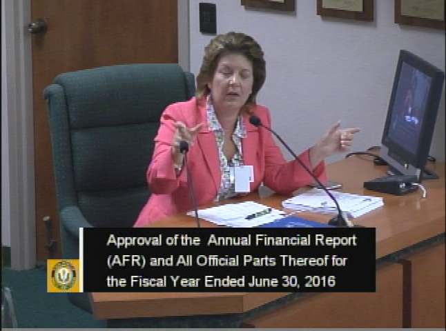 School Board Meeting September 7, 2016