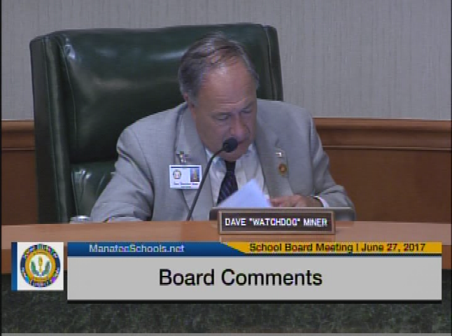School Board Meeting June 28, 2017