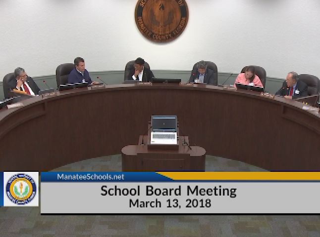 School Board Meting March 13, 2018