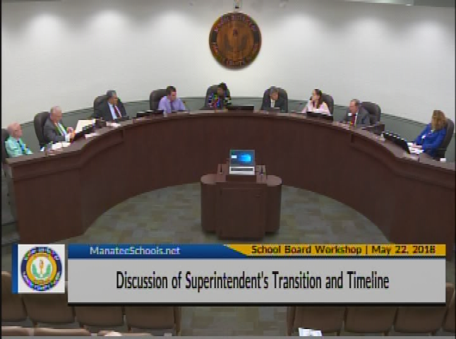 School Board Workshop May 22, 2018