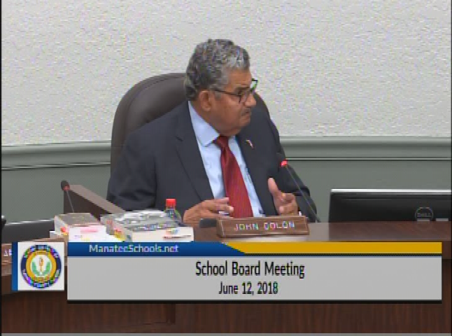School Board Meeting June 12, 2018