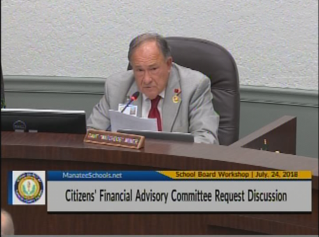 School Board Workshop July 24, 2018