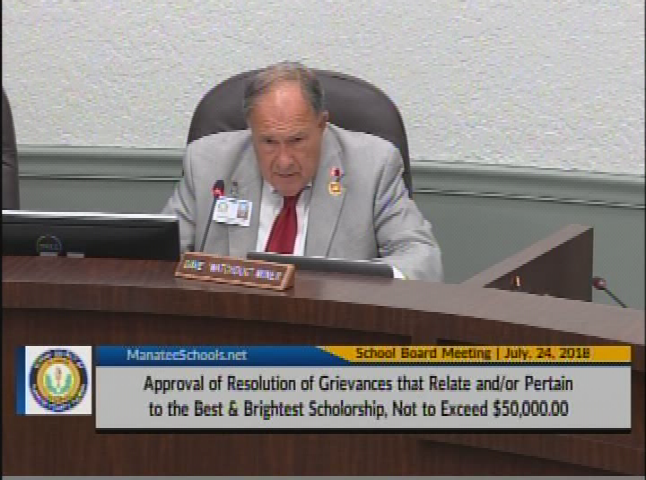 School Board Meeting July 24 2018