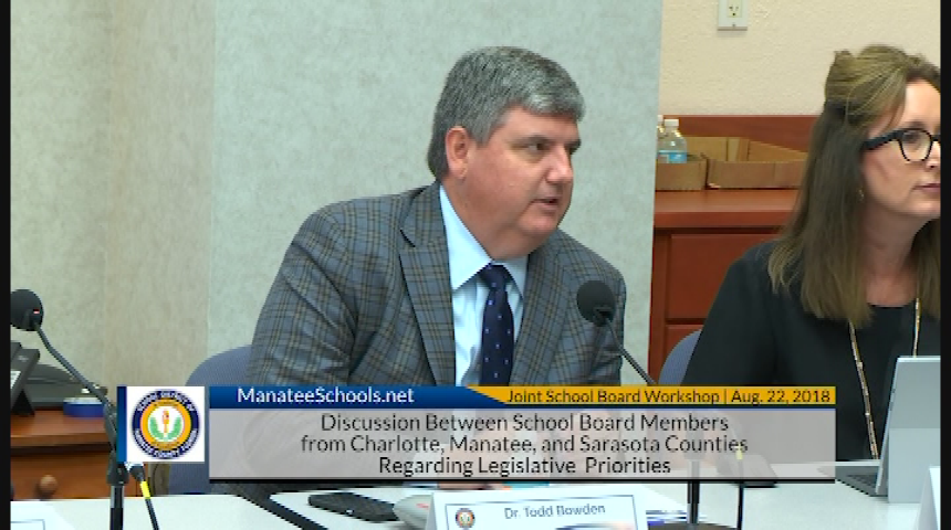 Joint School Board Workshop August 22, 2018