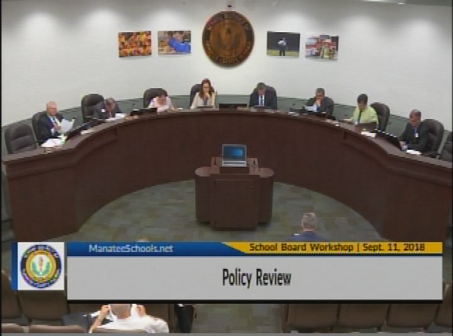 School Board Workshop September 11, 2018