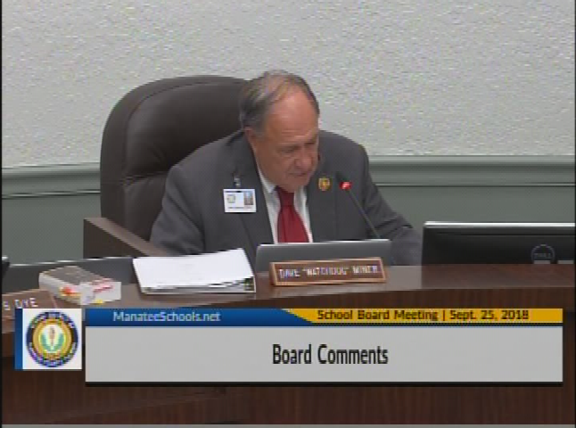 School Board Meeting September 25, 2018