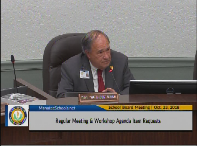 School Board Meeting October 23, 2018