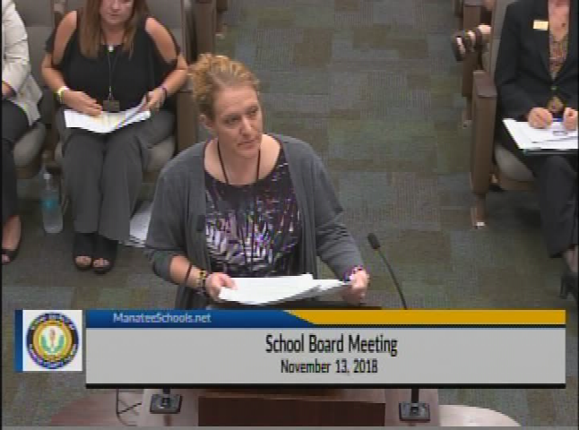 School Board Meeting November 13, 2018