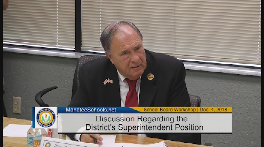 School Board Workshop Dec. 4, 2018