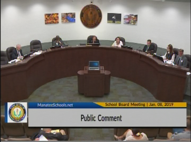 School Board Meeting January 8th 2019