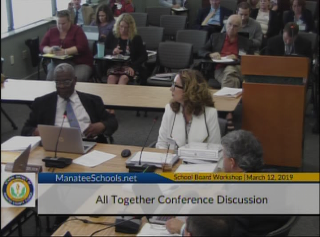 School Board Workshop March 12, 2019