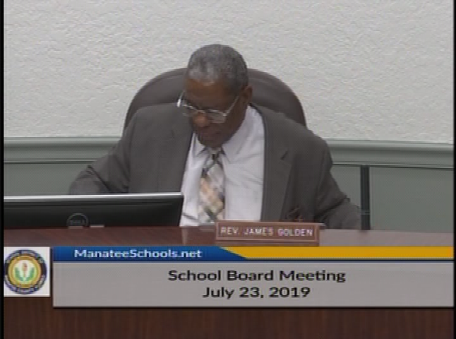 School Board Meeting July 23 2019