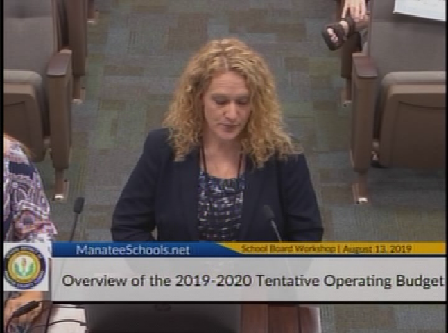 School Board Workshop, August 13 2019