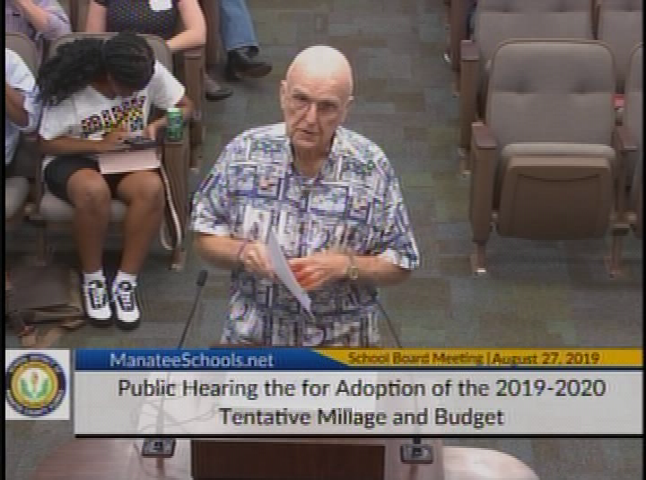 School Board Meeting August 27 2019