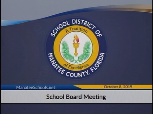 School Board Meeting, Oct. 8 2019