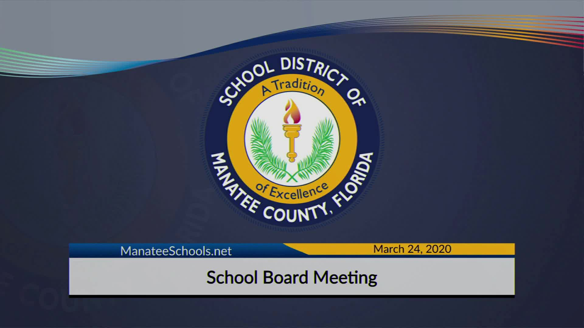 School Board Meeting March 24, 2020