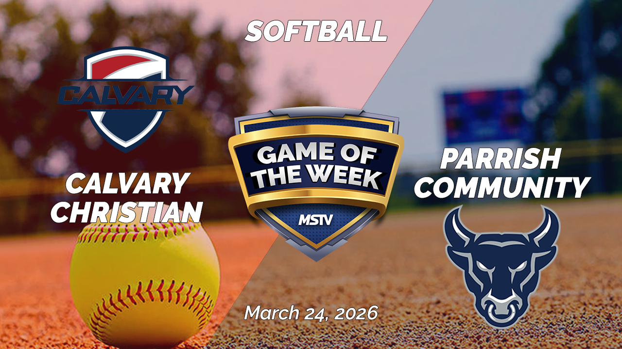 Thumbnail image for MSTV Game of the Week - Calvary Christian at Parrish Community Softball - March 24, 2026