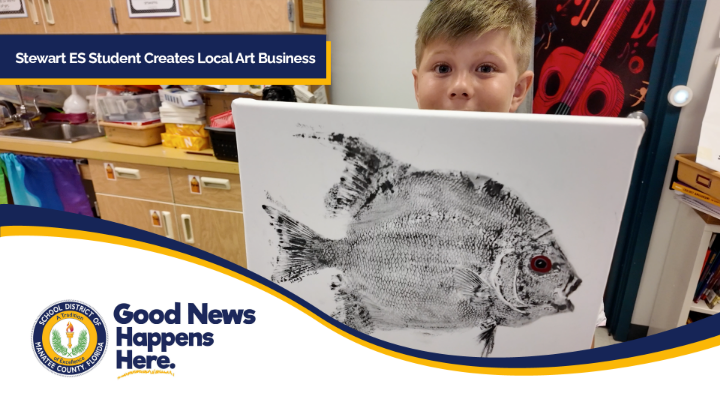 Thumbnail image for Stewart ES Student Creates Local Art Business